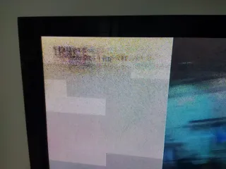 Televisor LG 48 con fallos de imagen