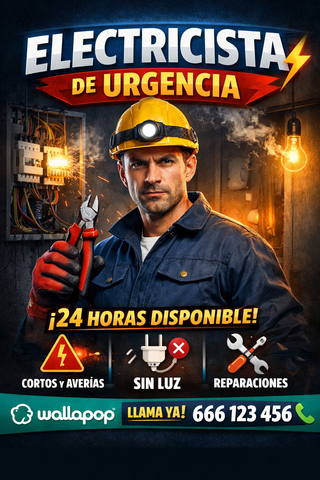 Electricista urgente / averías