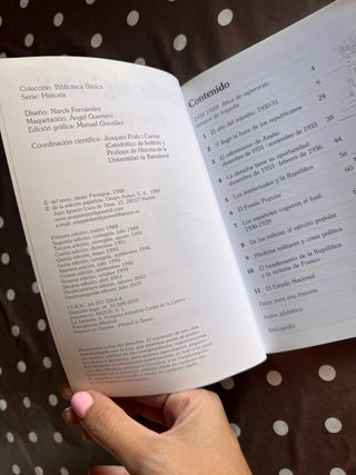 Libro España del siglo XX