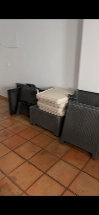 Conjunto Muebles Jardín Terraza Ratán sintético