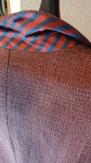 Americana Etro color Burdeos , Seda y Lana