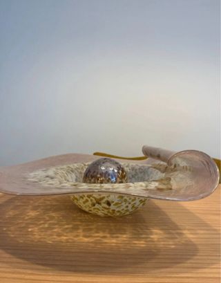 Centro de mesa Murano cristal. Nuevo. Elegante