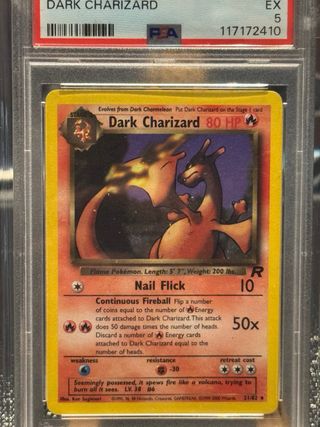 Carta Dark Charizard Pokémon Rocket #21 EX