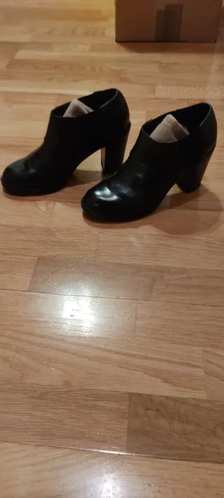 Botines Geox Piel Negros Mujer