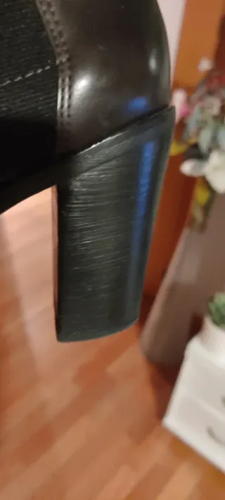 Botines Geox Piel Negros Mujer