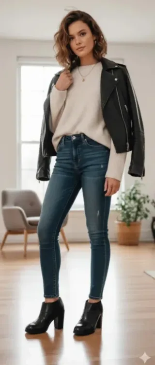 Botines Geox Piel Negros Mujer