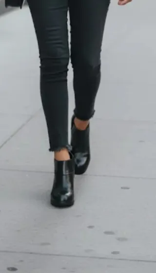 Botines Geox Piel Negros Mujer