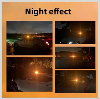 Luz Estroboscópica LED Ámbar 12V-24V