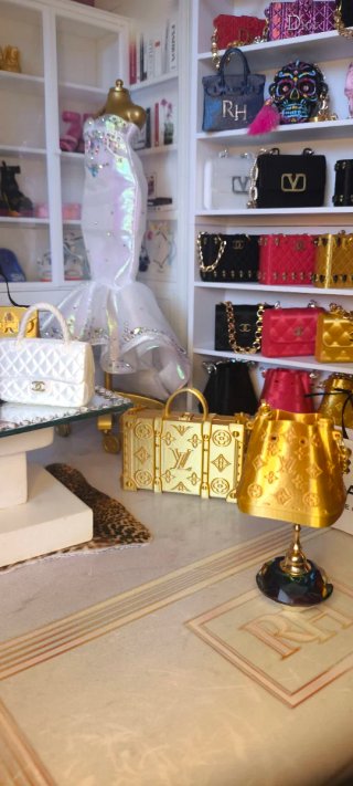 Bolso de lujo para muñecas Rainbow, Barbie, Monste