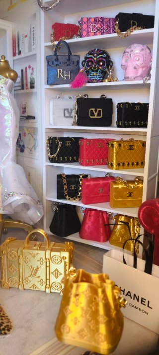Bolso de lujo para muñecas Rainbow, Barbie, Monste