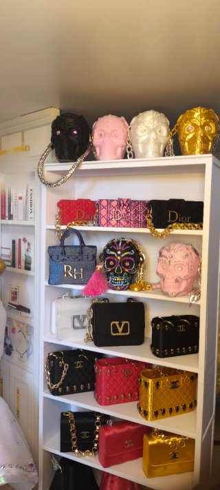 Bolso de lujo para muñecas Rainbow, Barbie, Monste