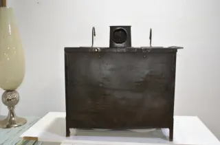 Cocina antigua de hierro fundido