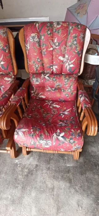 2 Mecedoras Estampado Floral