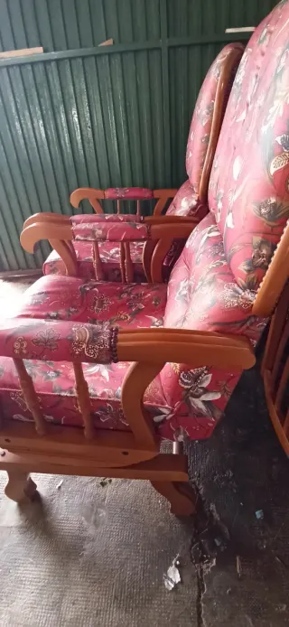 2 Mecedoras Estampado Floral