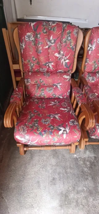 2 Mecedoras Estampado Floral