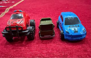 Lote 3 coches de juguete