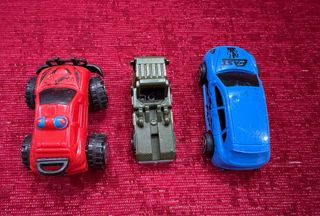 Lote 3 coches de juguete