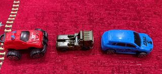 Lote 3 coches de juguete