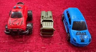 Lote 3 coches de juguete