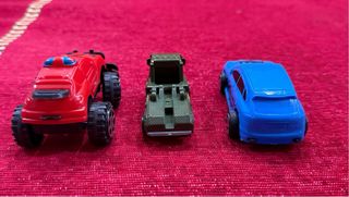 Lote 3 coches de juguete