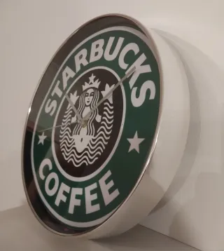 Relógio de Parede Starbucks, retrô, vintage