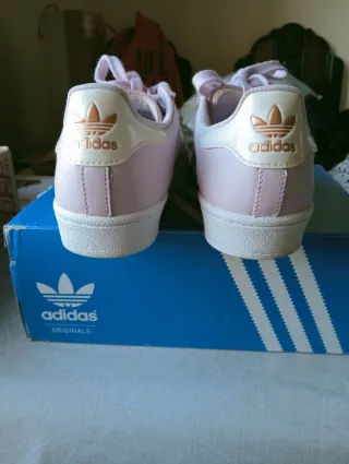 Zapatillas Adidas Superstar W rosas