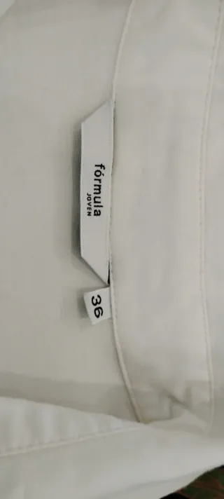 Blusa bordada flores azules Talla S