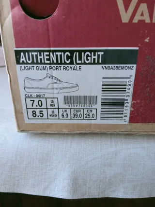 Zapatillas Vans Burdeos Light Gum