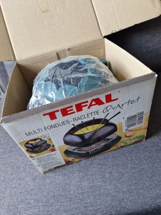 Raclette y Fondue Tefal Quartet 2 en 1