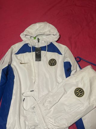 Conjunto Deportivo Nike Blanco y Azul