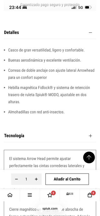 Casco Spiuk ELEO ED gris