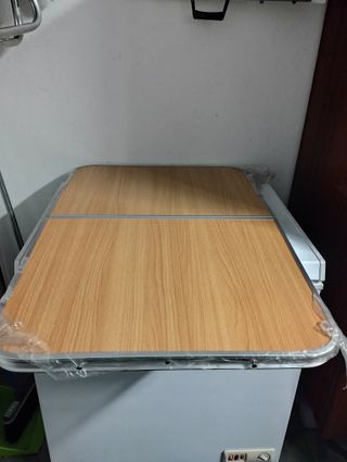 Mesa plegable aluminio madera