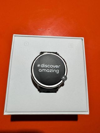 Reloj Inteligente Negro y Plateado