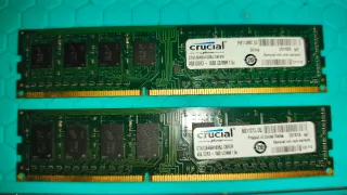 Memoria 2x Crucial 4GB DDR3 1600MHz RAM