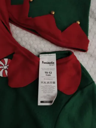 Disfraz Elfo Niño Talla 10-12
