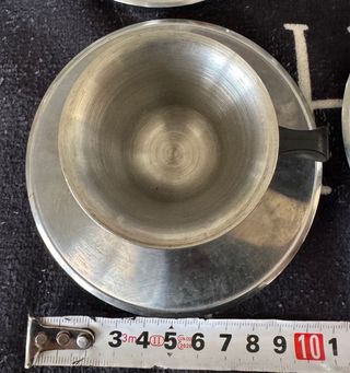 Juego 6 Tazas Café Metal Ikea