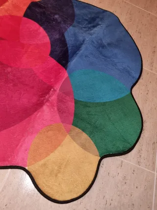 Alfombra Redondas Multicolor