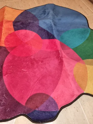 Alfombra Redondas Multicolor