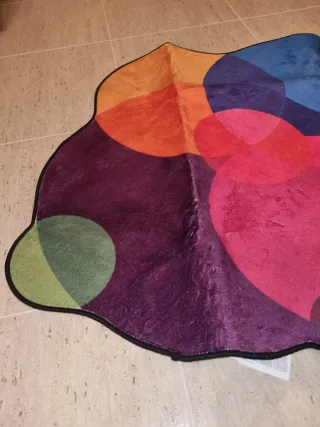 Alfombra Redondas Multicolor