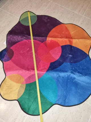 Alfombra Redondas Multicolor