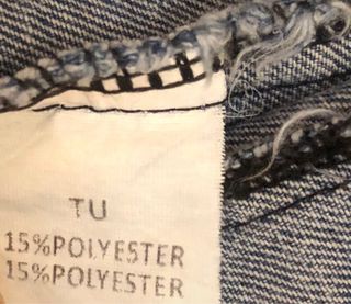 Cazadora vaquera oversize con lentejuelas