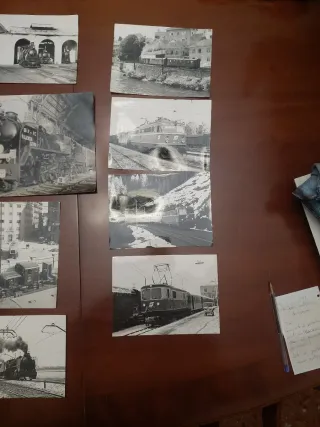 Lote Fotos Antiguas Trenes y Tranvías