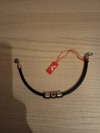 Pulsera Viceroy Hombre Negra y Plateada