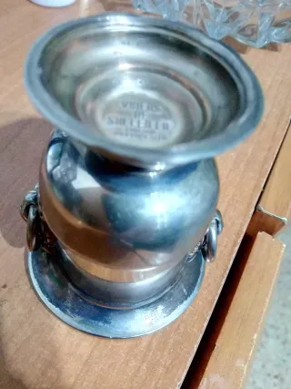 Pequeña Jarra Viners Sheffield Plateada england