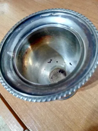 Pequeña Jarra Viners Sheffield Plateada england