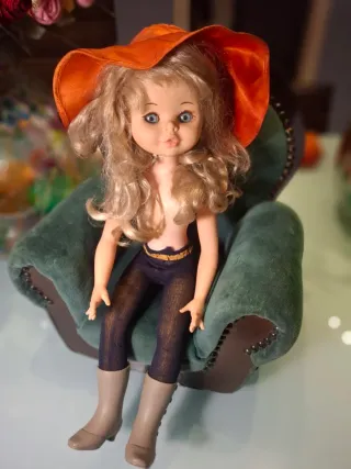 Bambola Damina Furga H.45 Gambe Snodate