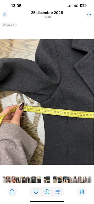 Cappotto grigio taglia 42