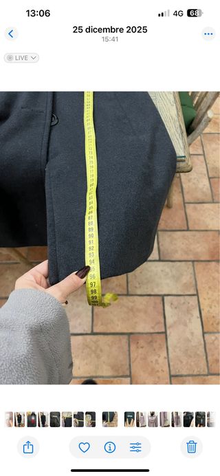 Cappotto grigio taglia 42