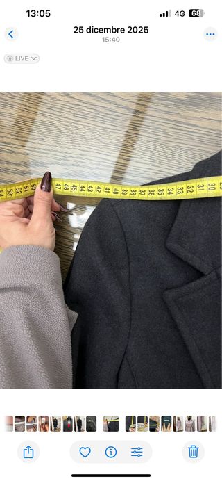 Cappotto grigio taglia 42