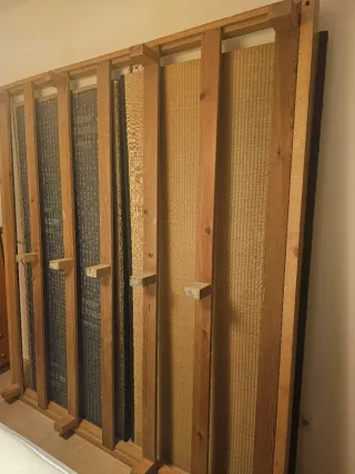 Cama Tatami japonés + 2 Mesitas + Colchón de látex